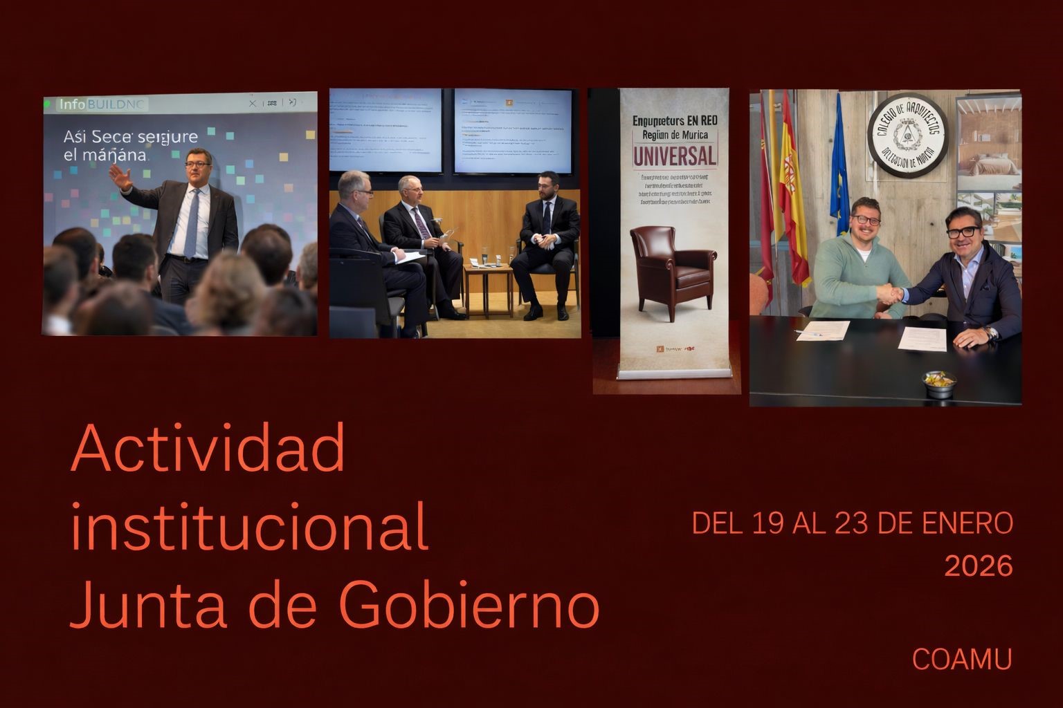 Actividad institucional junta de gobierno 19-23 enero
