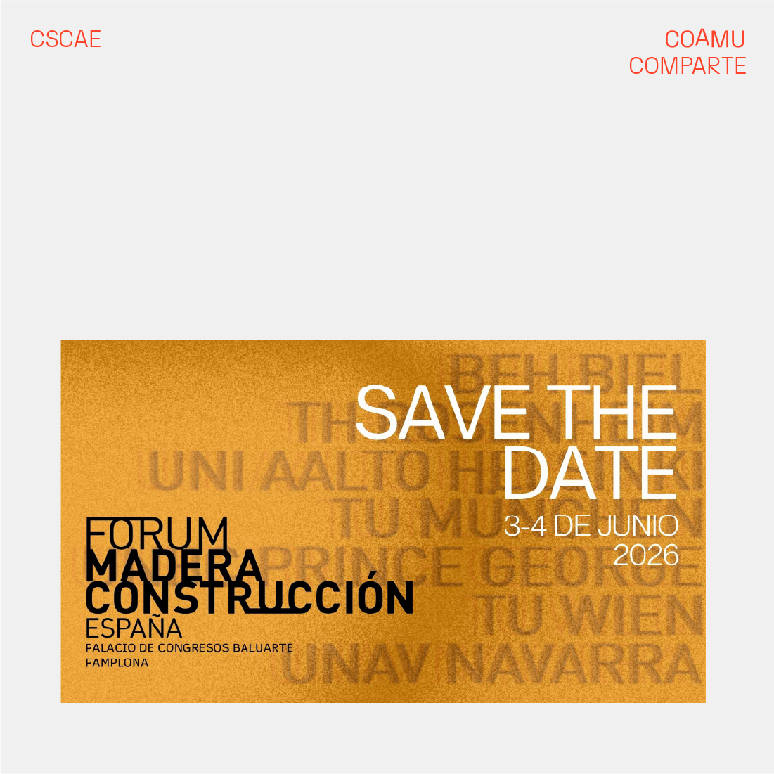  6� F�RUM INTERNACIONAL DE CONSTRUCCI�N CON MADERA 