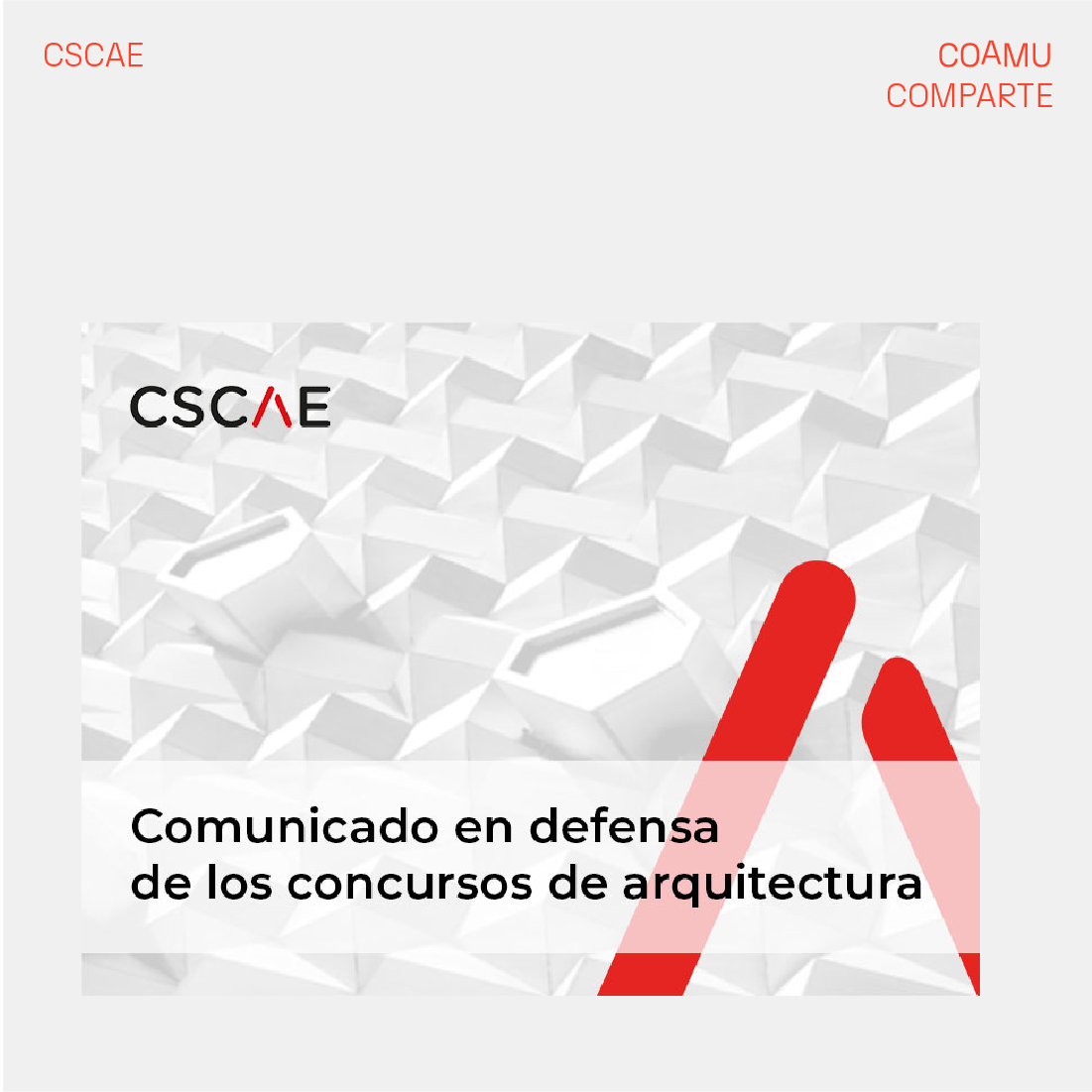 COMUNICADO EN DEFENSA CONCURSOS DE ARQUITECTURA
