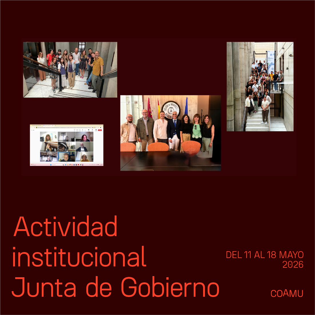 ACTIVIDAD INSTITUCIONAL JUNTA DE GOBIERNO 12 AL 18 DE MAYO 2026