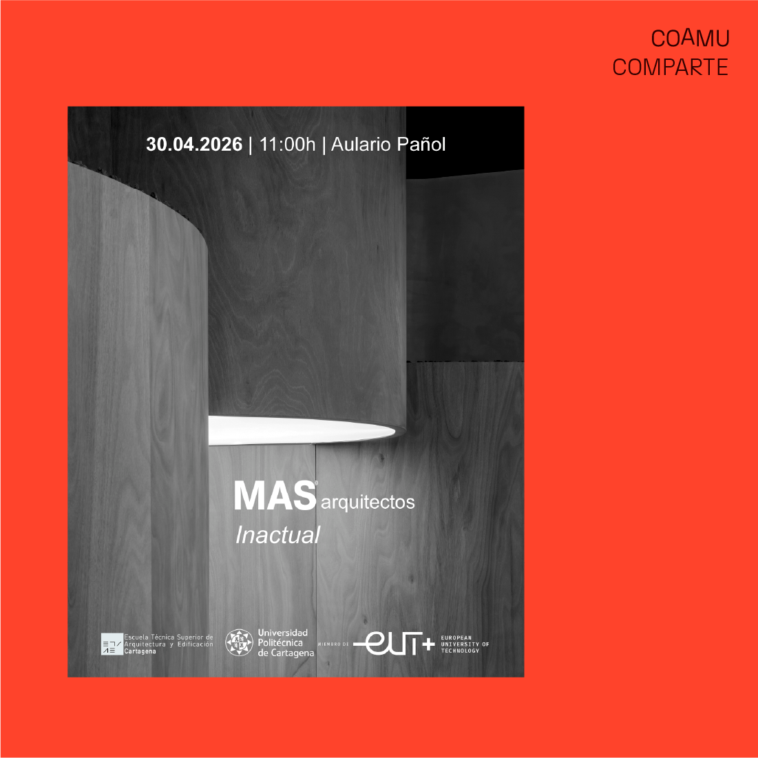 CONFERENCIA MANUEL ACOSTA S�NCHEZ. INACTUAL. ETSAE 30/04/2026