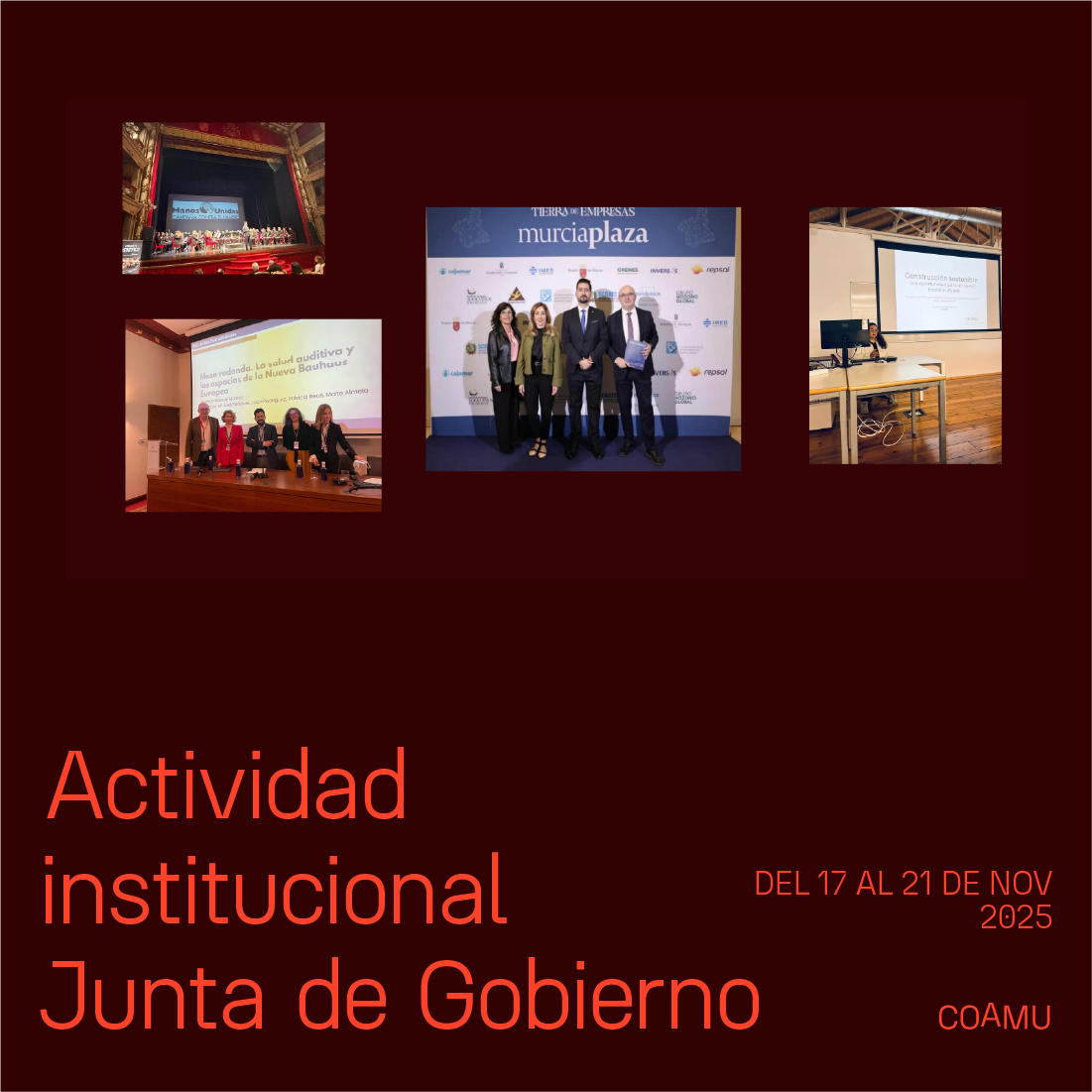 Actividad institucional junta de gobierno 14-21 mayo
